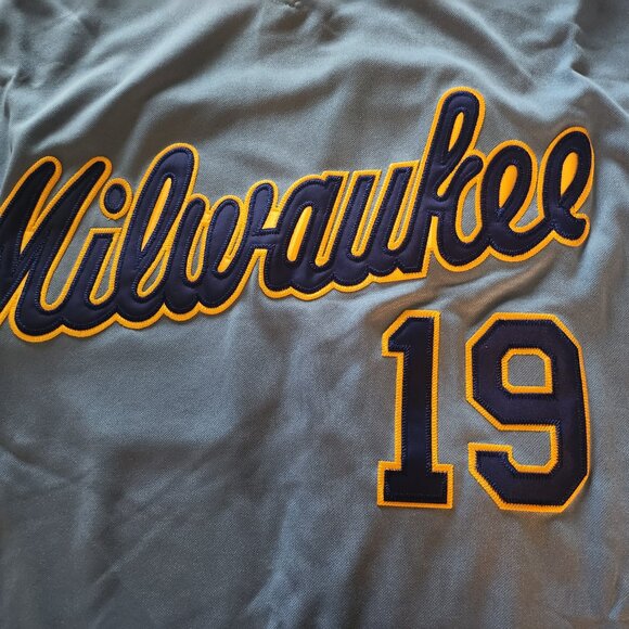 Brand NEW Milwaukee Brewers Robin Yount #19 Jersey Men's Large - Picture 2 of 10